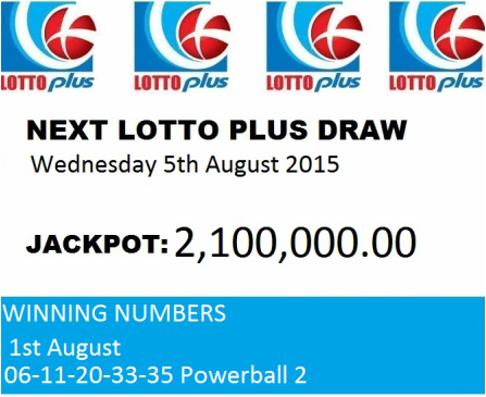 LOTTO PLUS RESULTS - PLAY WHE! Make 